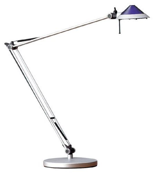 [LB-974] Luminaire  Lampe de bureau argent articule G6,35 50W INTIMUS