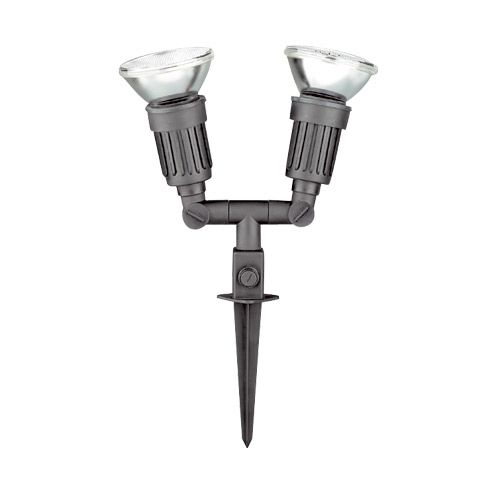 [LK-TO3043] Luminaire  Spot Piquet Jardin 2x80W noir