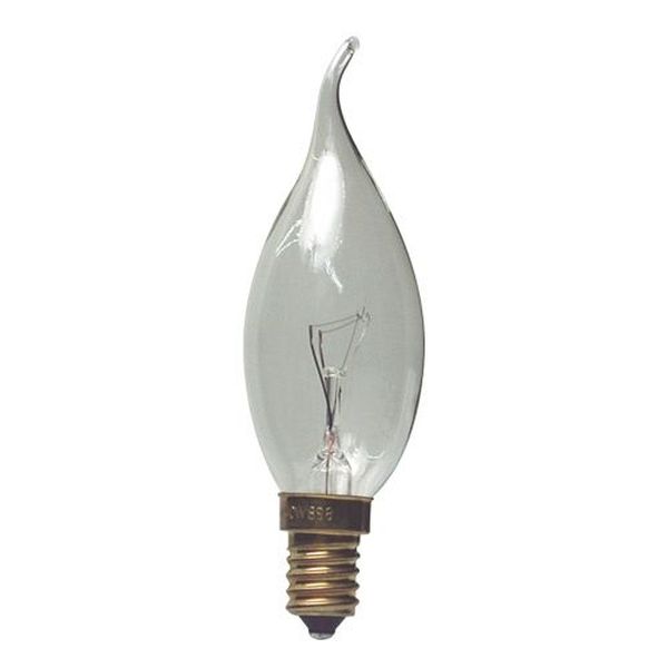 Ampoule Flamme Coup de Vent Claire E14 60W 230V