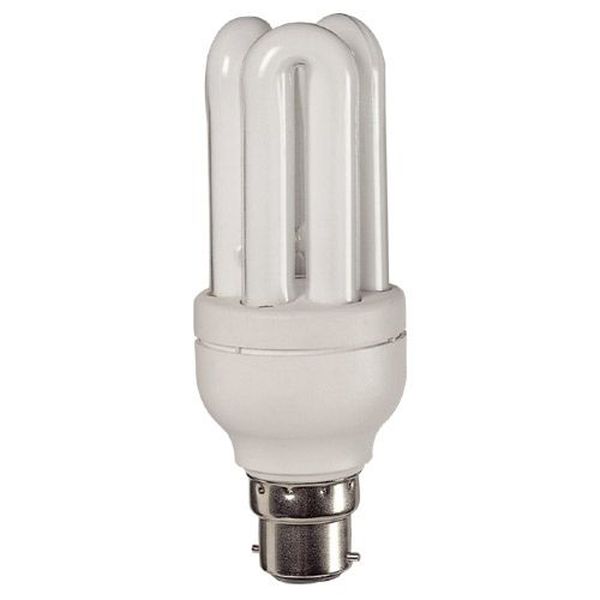 Ampoule Dulux Economique B22 11W 827 2700°K Confort Fluocompacte 230v