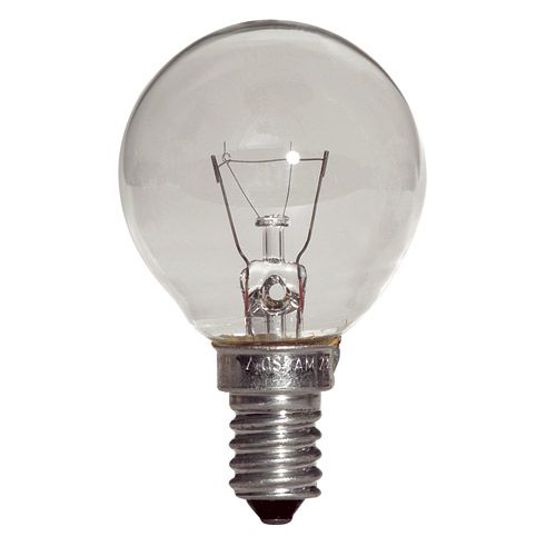 [L-1214] Ampoule Sphérique Claire E14 60W 230V
