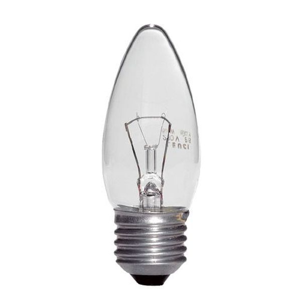 [L-1410] Ampoule Flamme Claire E27 60W 230V