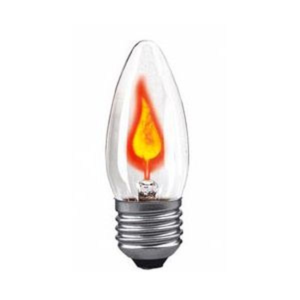 Ampoule Flamme Scintillante E27 Claire 3W 230V