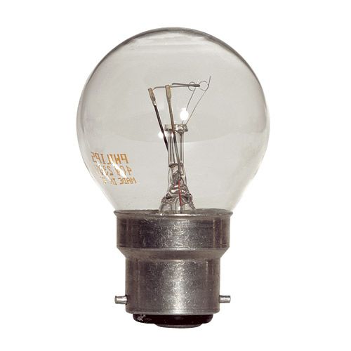 Ampoule Sphérique Claire 12V B22 40W