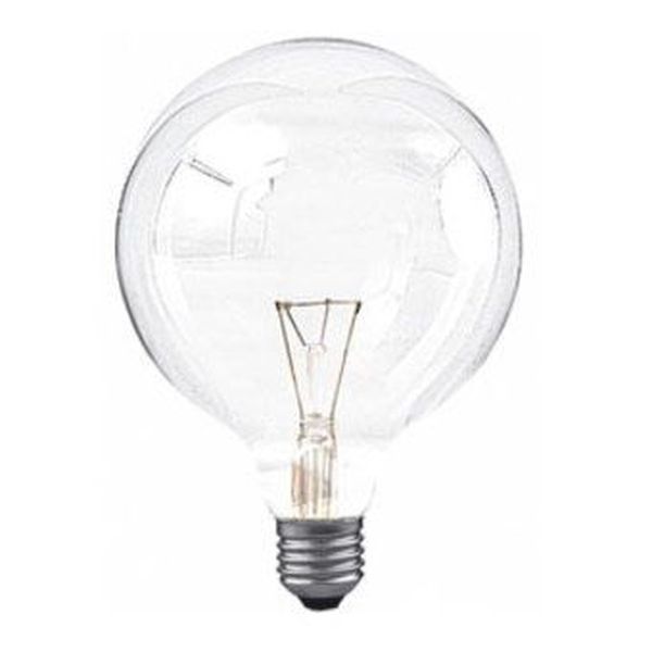 [L-3307] Ampoule Globe Clair D125mm 60W E27