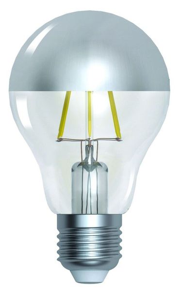 Ampoule Globe calotte argentée D125mm 42w -=60w- E27 230V
