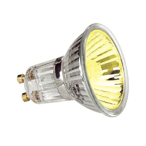 [L-4772] Ampoule Hi-Spot 50 Gu10 Jaune 50W 230V halogène couleur