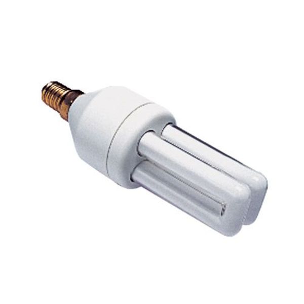 [L-61053] Ampoule Dulux Economique E14 7_9W 827 2700°K Confort Fluocompacte 230v