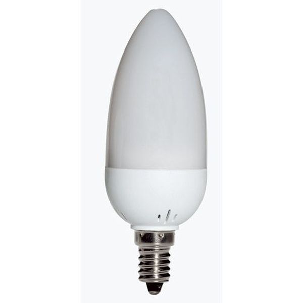 [L-62114] Ampoule Flamme Economique E14 11W 827 2700°K 230V Confort Fluocompacte 230v