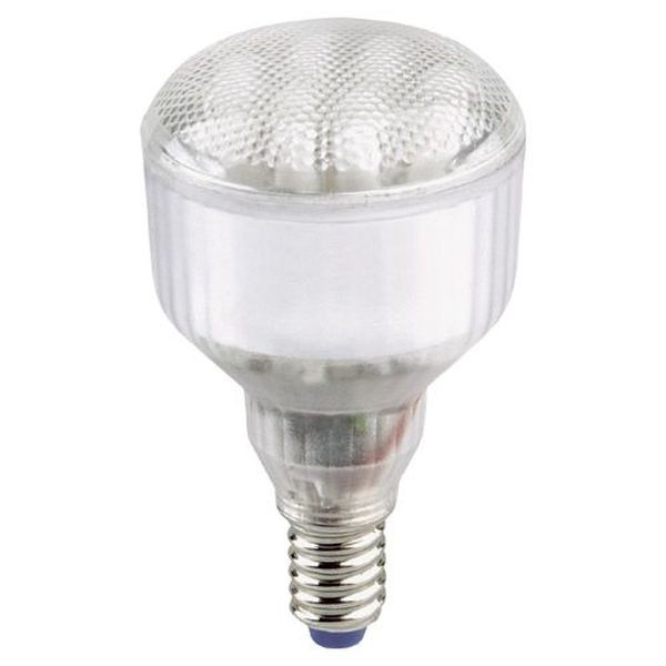 [L-63011] Ampoule R50 Economique E14 7W 827 2700°K 230V Confort Fluocompacte 230v