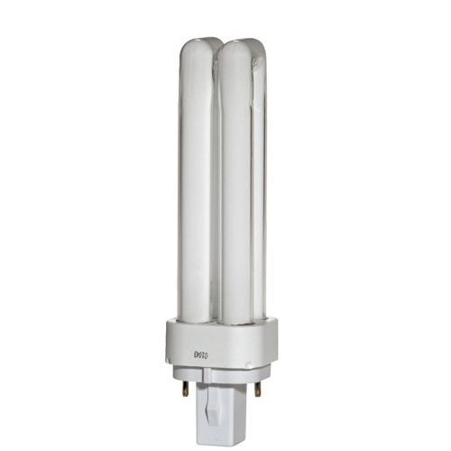 Ampoule Fluocompacte D 10W 840 4000°K G24D1 - 2 PIN Blanc