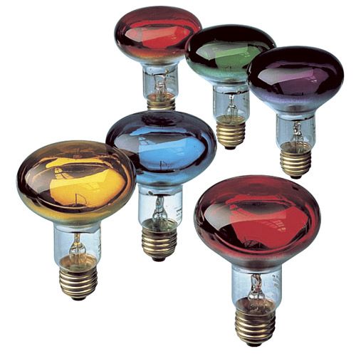 [L-9404] Lampe Réflecteur R80 D80mm Violet E27 60W 230V couleur