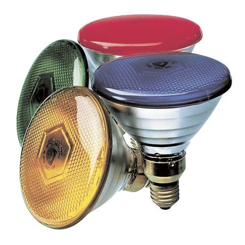 [L-9433] Lampe Par38 80W E27 Bleu 230V couleur