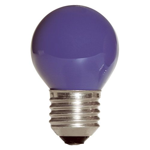 Lampe Sphérique Ilumination Bleu E27 15W 230V couleur