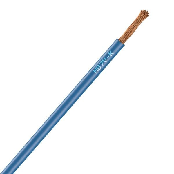 Fil Électrique H07Vk 6 mm² Souple Bleu - Prix au mètre
