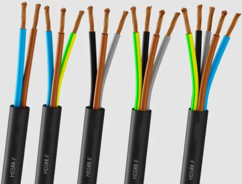 [CAB-2007] Câble Électrique H07Rn-F 2X1.5 mm² Souple Noir Cuivre - Couronne De 50M