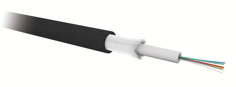 Câble 12 Fibres Os2 Libre Int/Ext Zh Armé Fibre De Verre - Prix au mètre