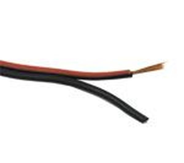 Câble Haut-Parleurs 2X2.5 mm2 Noir Rond - Couronne De 100M