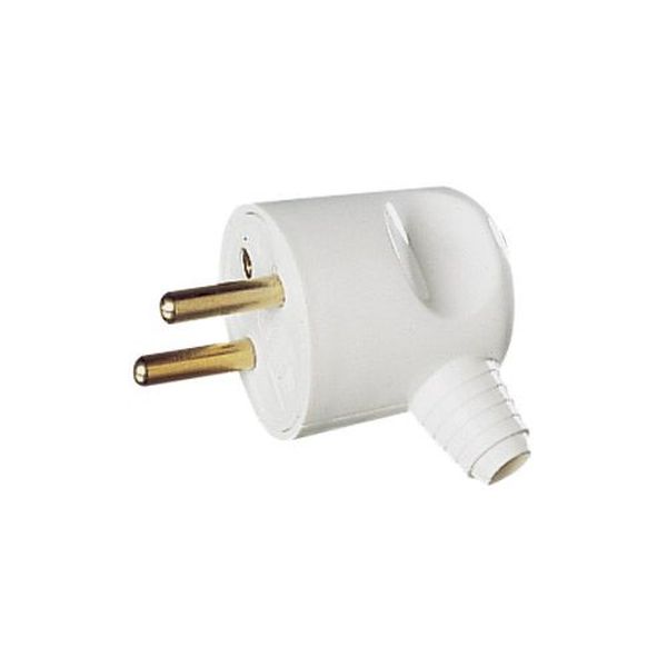 Fiche male lateral 2x16a+t bl -21114 elec