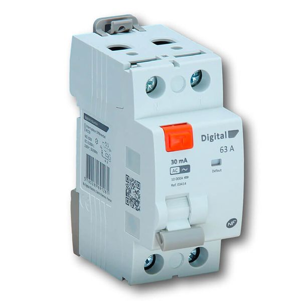 Interrupteur diff 2x40a 30ma type ac elec