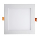 Luminaire  Downlight LED encastrable carré blanc 12w 3000K