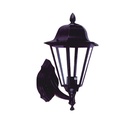 Luminaire  Applique dextérieur E27 60W noir IP44 230V