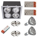 Luminaire  Cadran IM+Par30 CDMR 2x70W+AR111 2x50W 230V