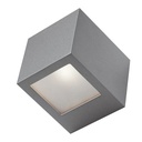Luminaire  Applique 60W G9 aluminium verre argent 230V