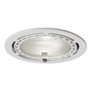 Luminaire  Spot Encastré fixe blanc E27 230V 2x60W 230V