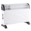Convecteur Turbo 2000W 230V dim 57x42x19cm poids 3kg IP24 métal