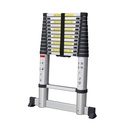 Echelle telescopique 3,80 m à ratraction sécurisée