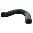 Gaine souple isolee d125 isolation 25 mm, zero phtalate 6 m