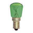 Lampe Poirette Vert T E14 15W 230V couleur